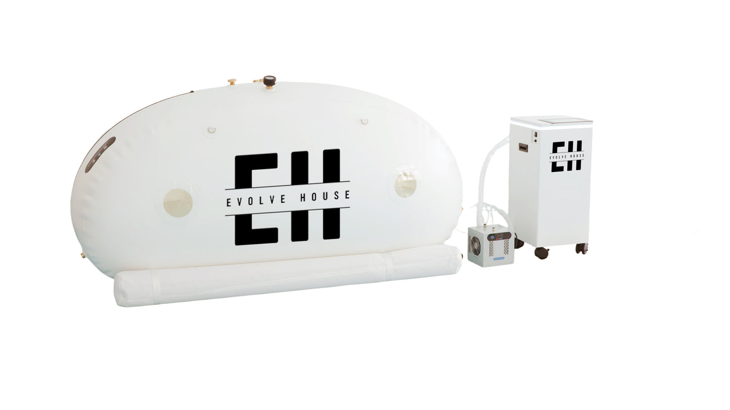 OLIVE Soft-Shell Sitting Hyperbaric Oxygen Chamber – 2 Person (1.3–1.5 ATA)