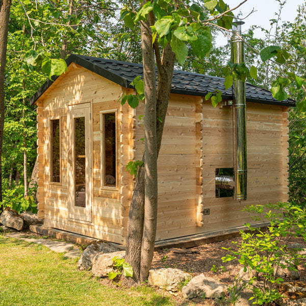 Dundalk Leisurecraft CT Georgian Cabin Sauna with Changeroom