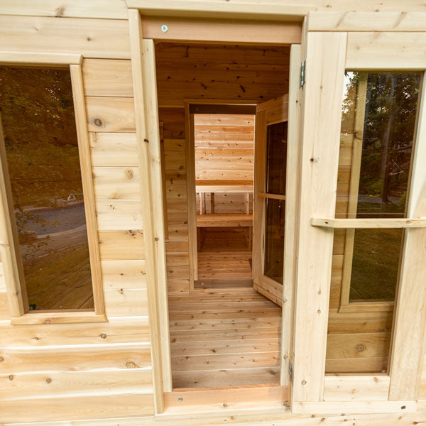 Dundalk Leisurecraft CT Georgian Cabin Sauna with Changeroom