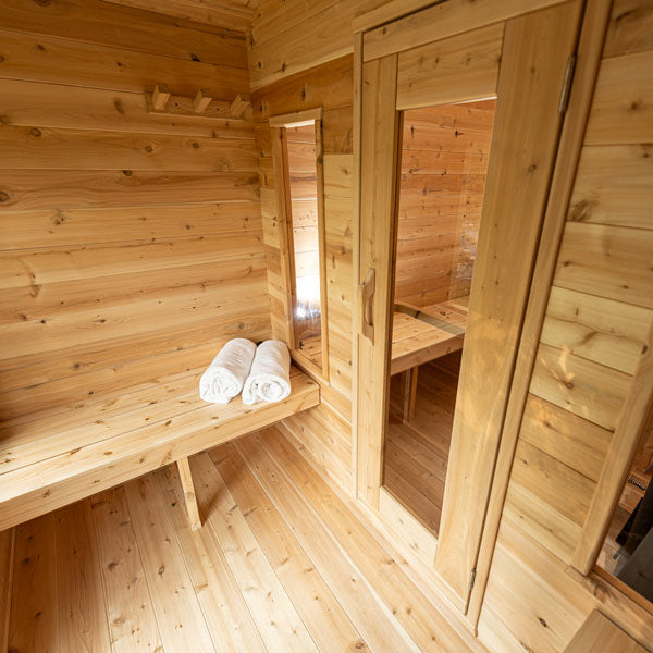 Dundalk Leisurecraft CT Georgian Cabin Sauna with Changeroom