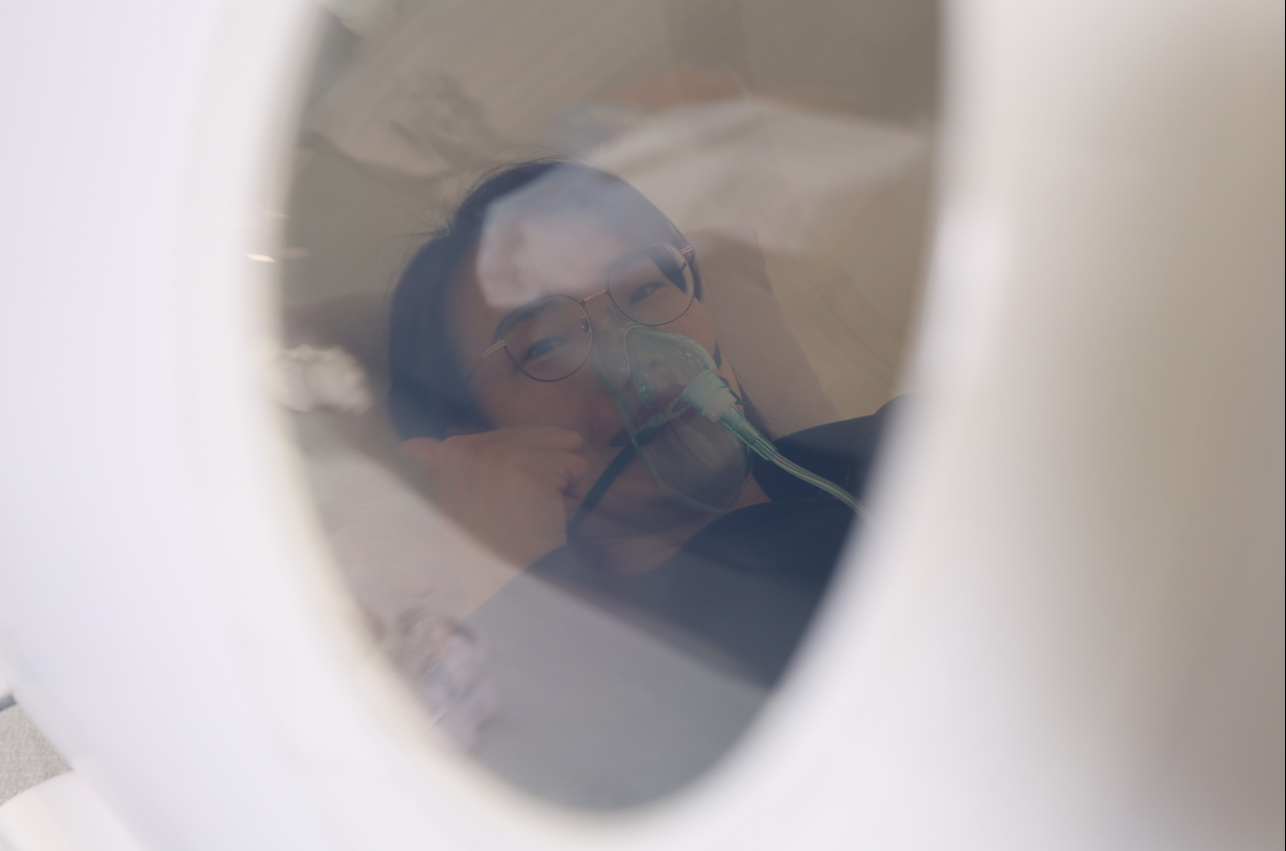 OLIVE Soft-Shell Hyperbaric Oxygen Chamber – Sitting & Lying Combo (1.3–1.5 ATA)