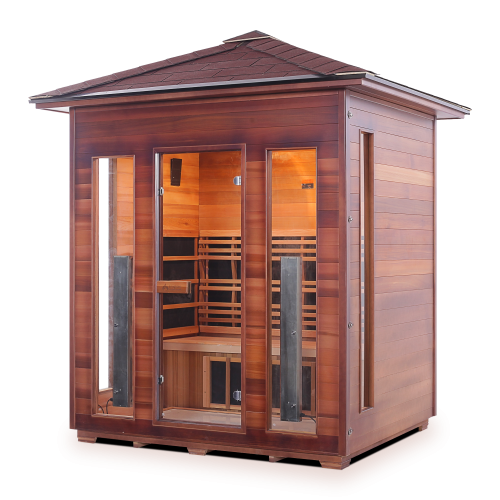 ENLIGHTEN RUSTIC-4 INFRARED SAUNA