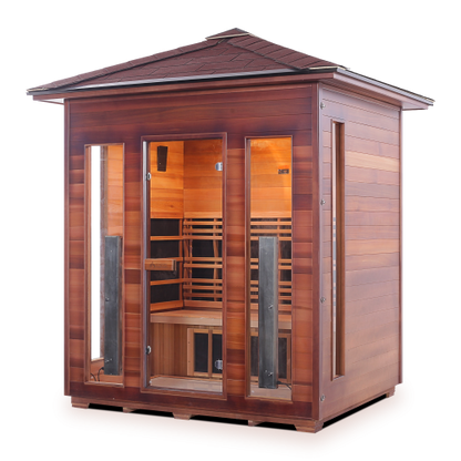ENLIGHTEN RUSTIC-4 INFRARED SAUNA