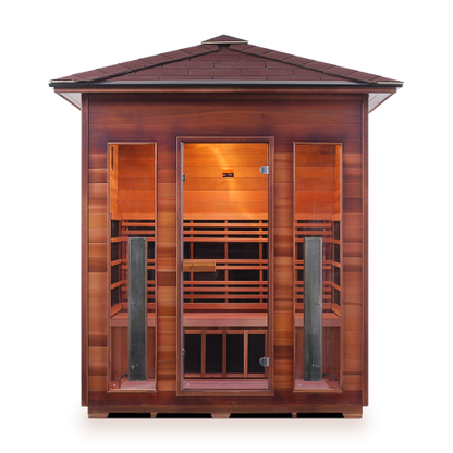 ENLIGHTEN RUSTIC-4 INFRARED SAUNA