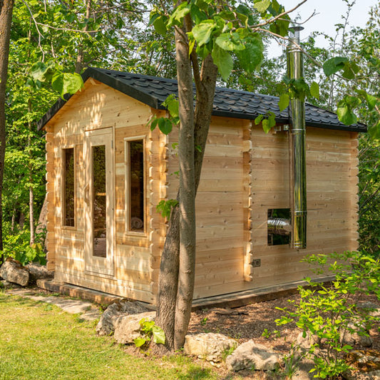 Dundalk Leisurecraft CT Georgian Cabin Sauna with Changeroom