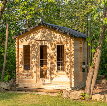 Dundalk Leisurecraft CT Georgian Cabin Sauna with Changeroom
