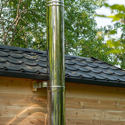 Dundalk Leisurecraft CT Georgian Cabin Sauna with Changeroom