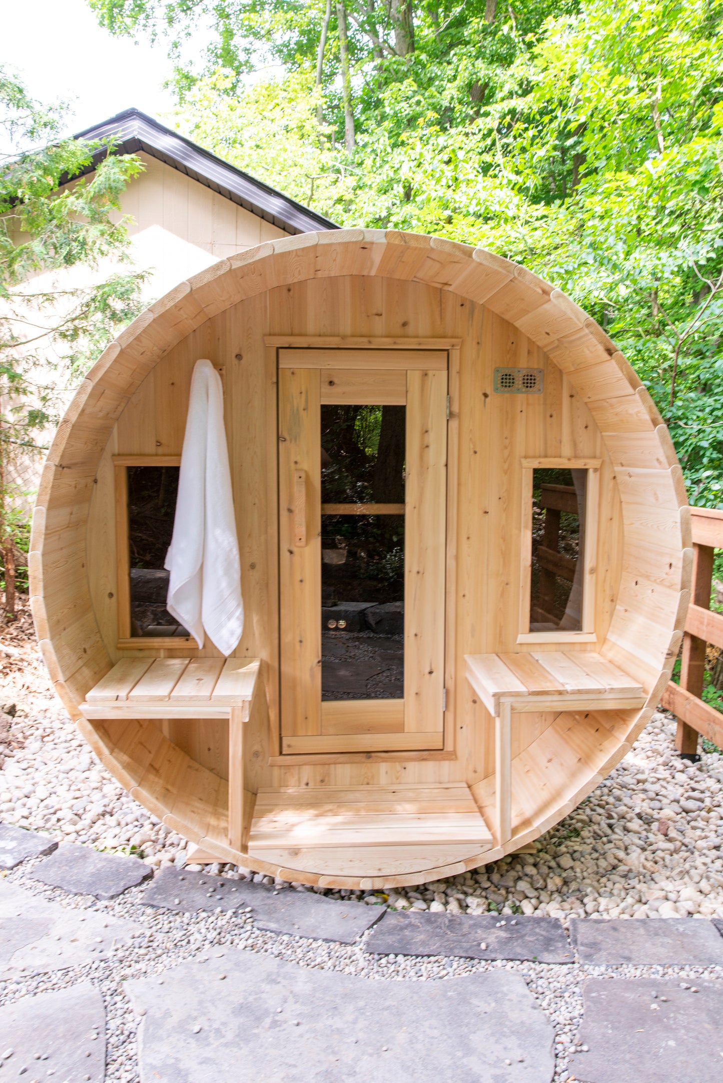 Dundalk Leisurecraft CT Tranquility Barrel Sauna