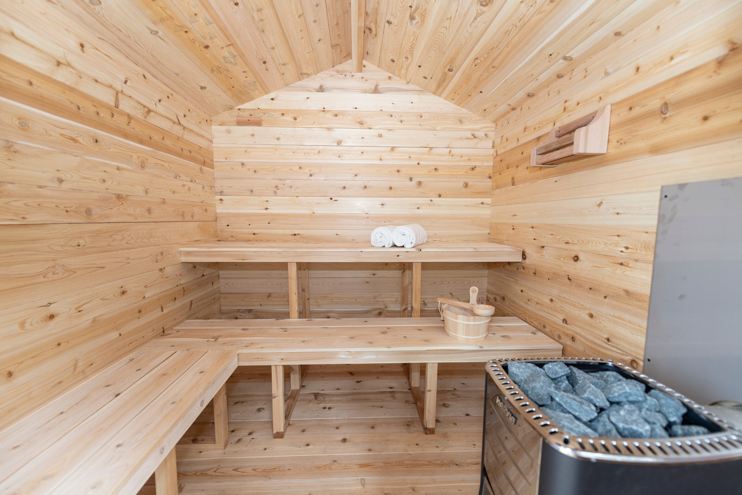 Dundalk Leisurecraft Clear Cedar Barrel Sauna