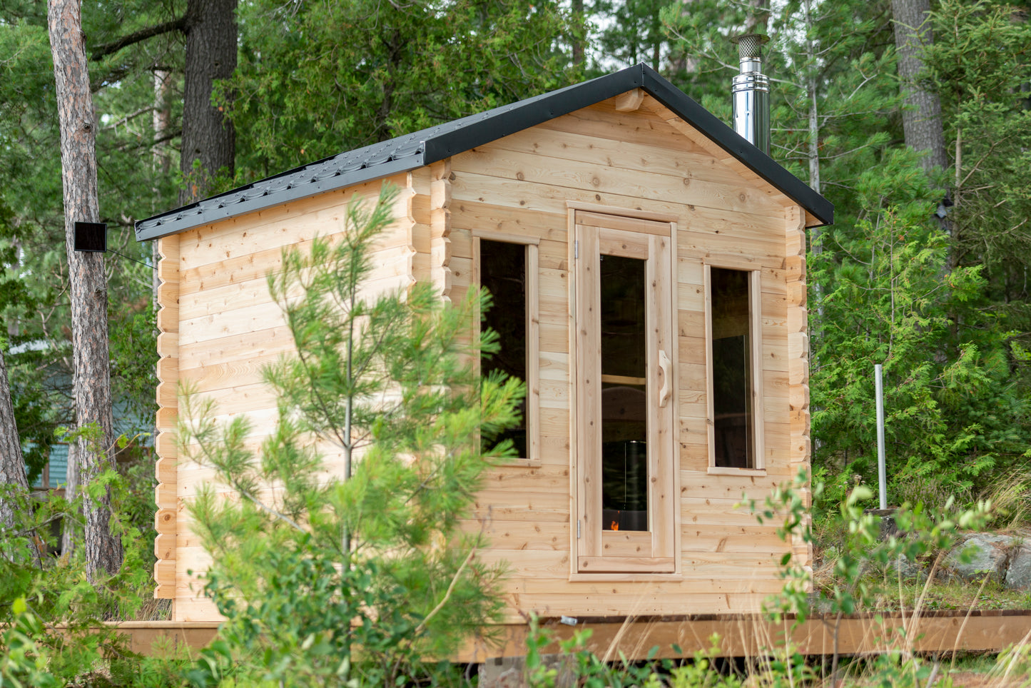 Dundalk Leisurecraft Clear Cedar Barrel Sauna