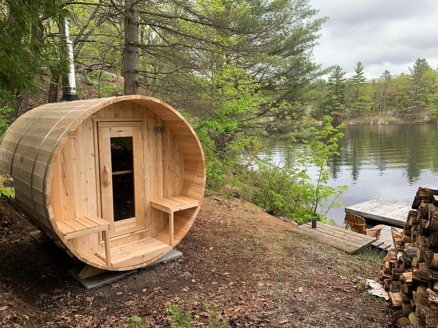 Dundalk Leisurecraft CT Serenity Barrel Sauna