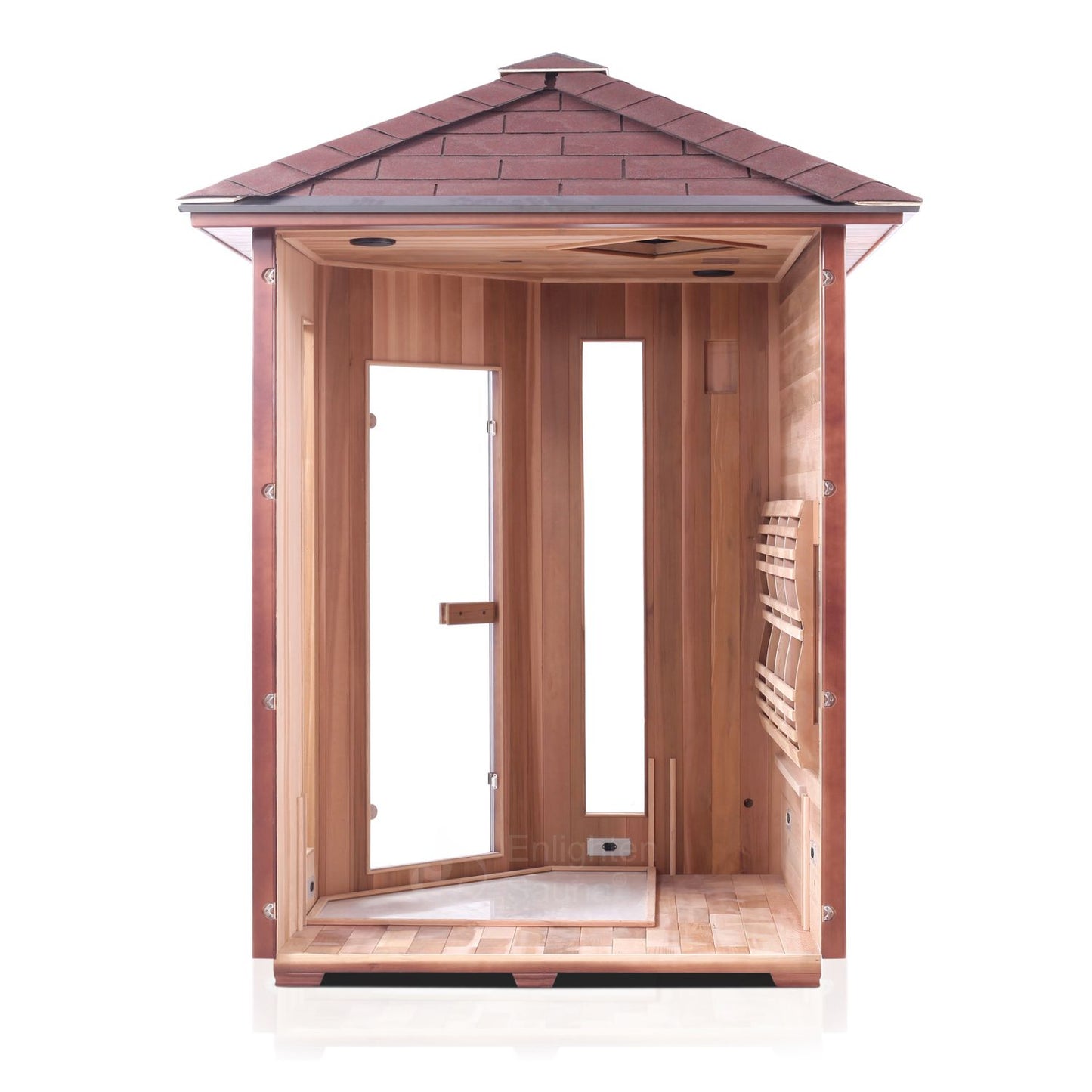 ENLIGHTEN RUSTIC 4C INFRARED SAUNA