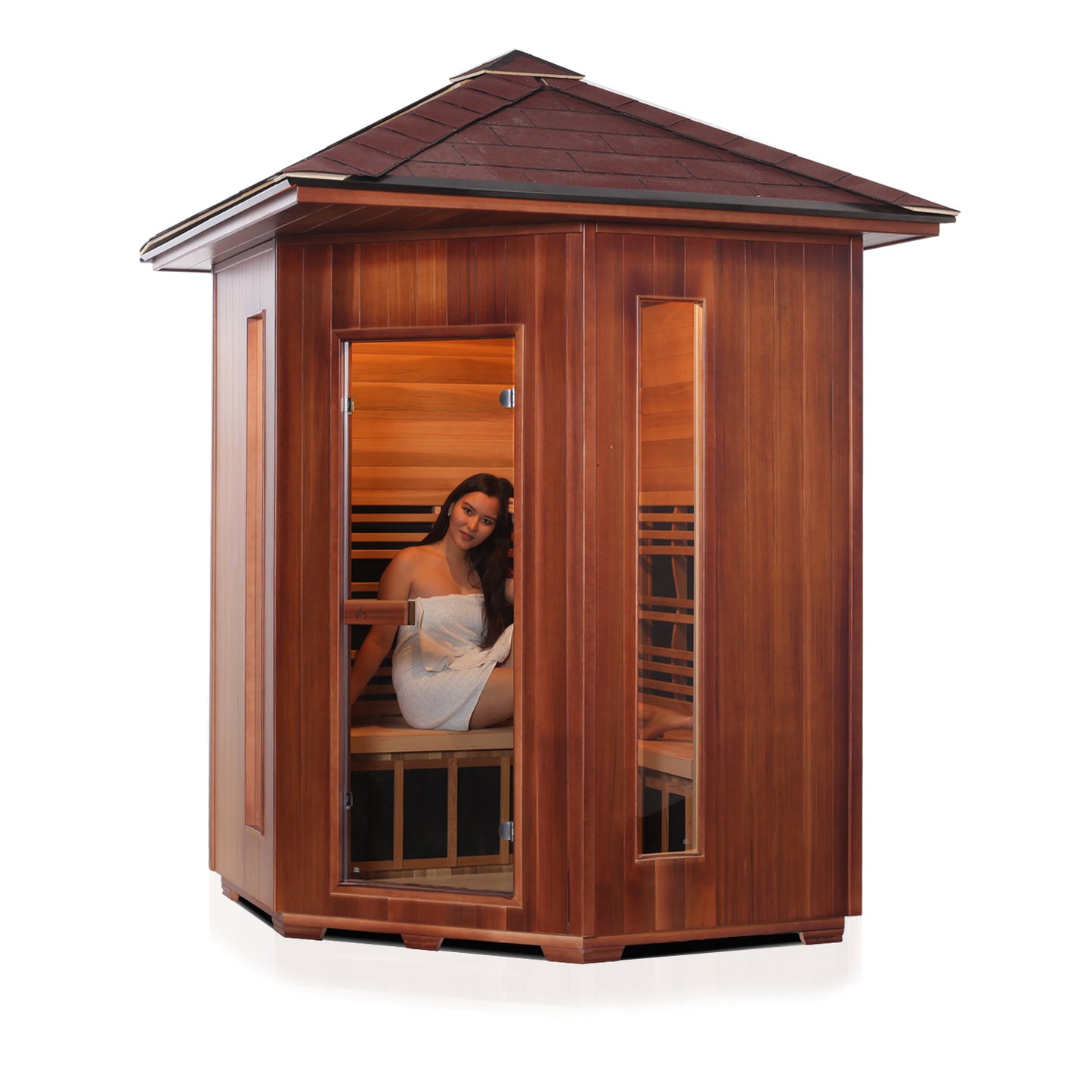 ENLIGHTEN RUSTIC 4C INFRARED SAUNA