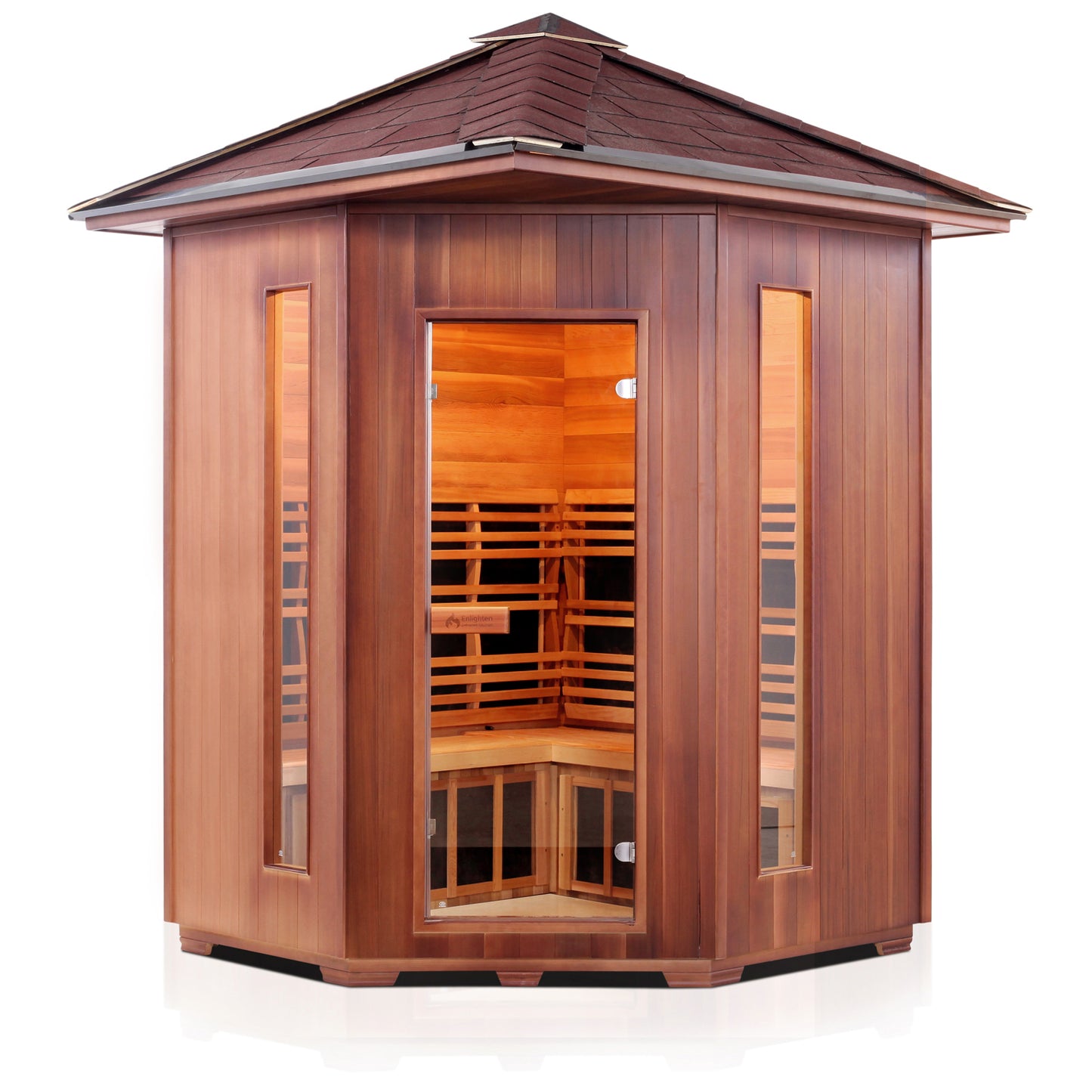 ENLIGHTEN RUSTIC 4C INFRARED SAUNA